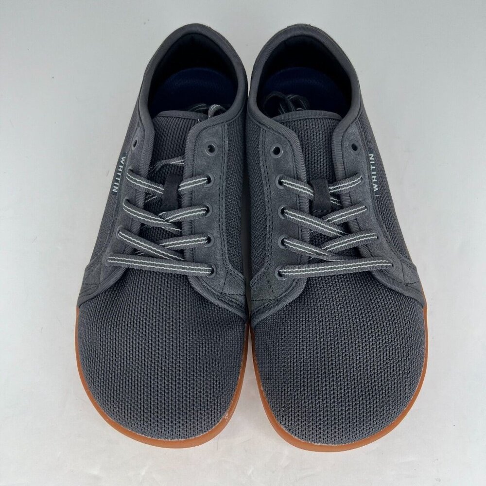 Whitin Womens W81 Gray Zero Drop Barefoot Minimalist Low Top Size 9.5 Sneakers - Picture 4 of 10